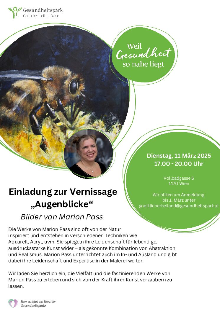 Vernissage „Augenblicke“