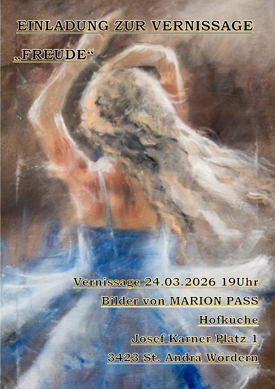 EINLADUNG ZUR VERNISSAGE „FREUDE“